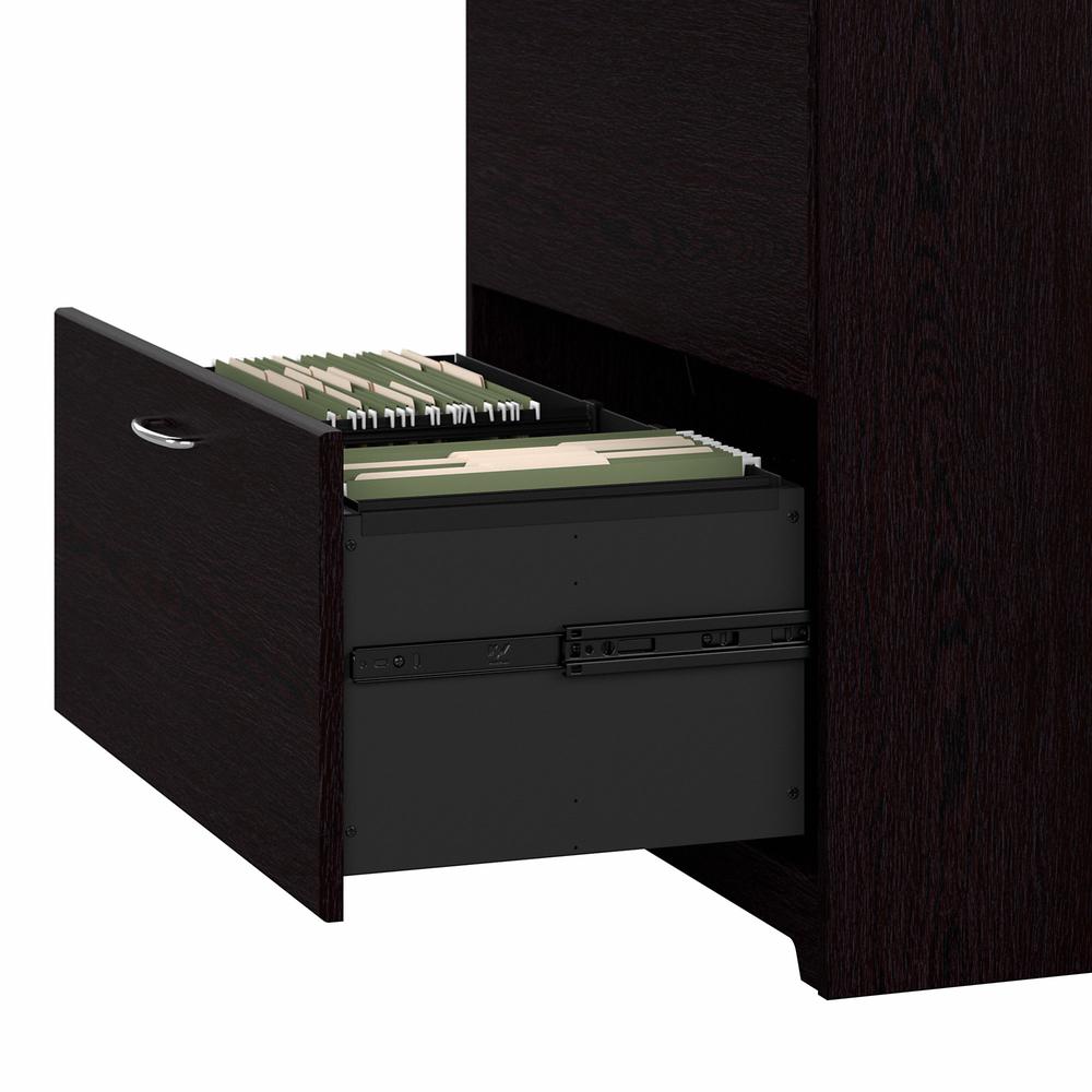 Bush Furniture Cabot 2 Drawer Lateral File Cabinet, Espresso Oak. Picture 6