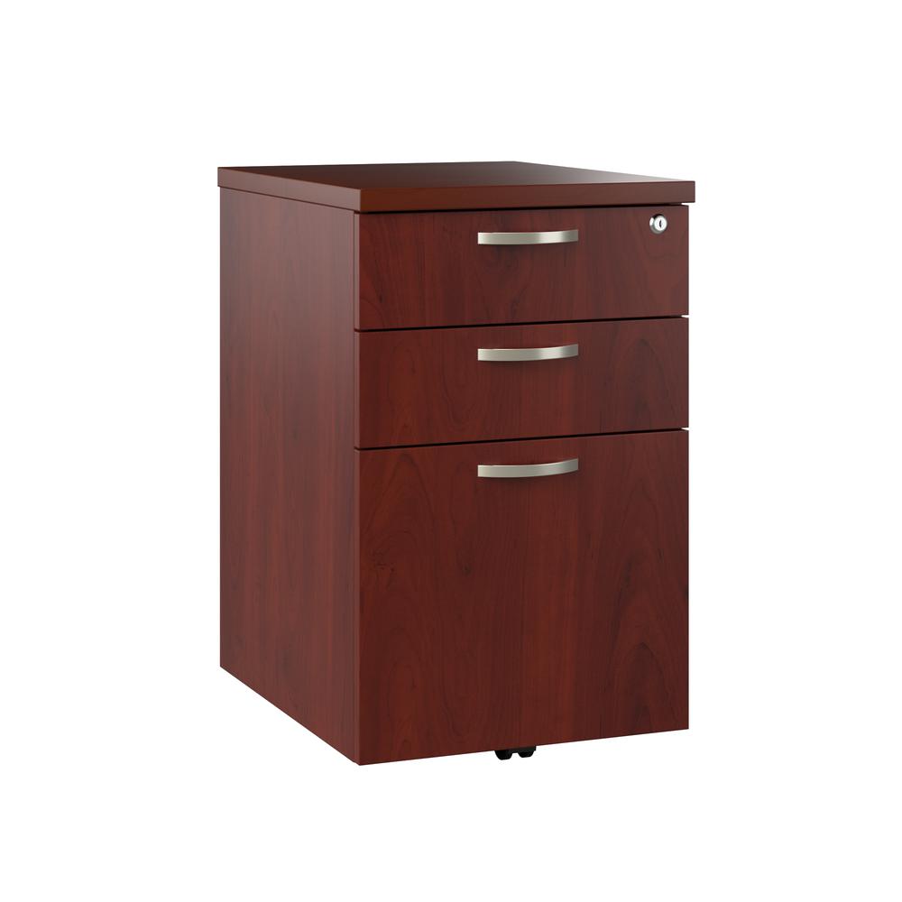 Bush Business Furniture Office in an Hour Mobile File Cabinet, Hansen Cherry. The main picture.
