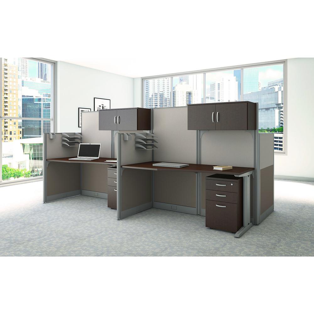 Bush Business Furniture Office in an Hour Storage and Accessory Kit, Mocha Cherry. Picture 8