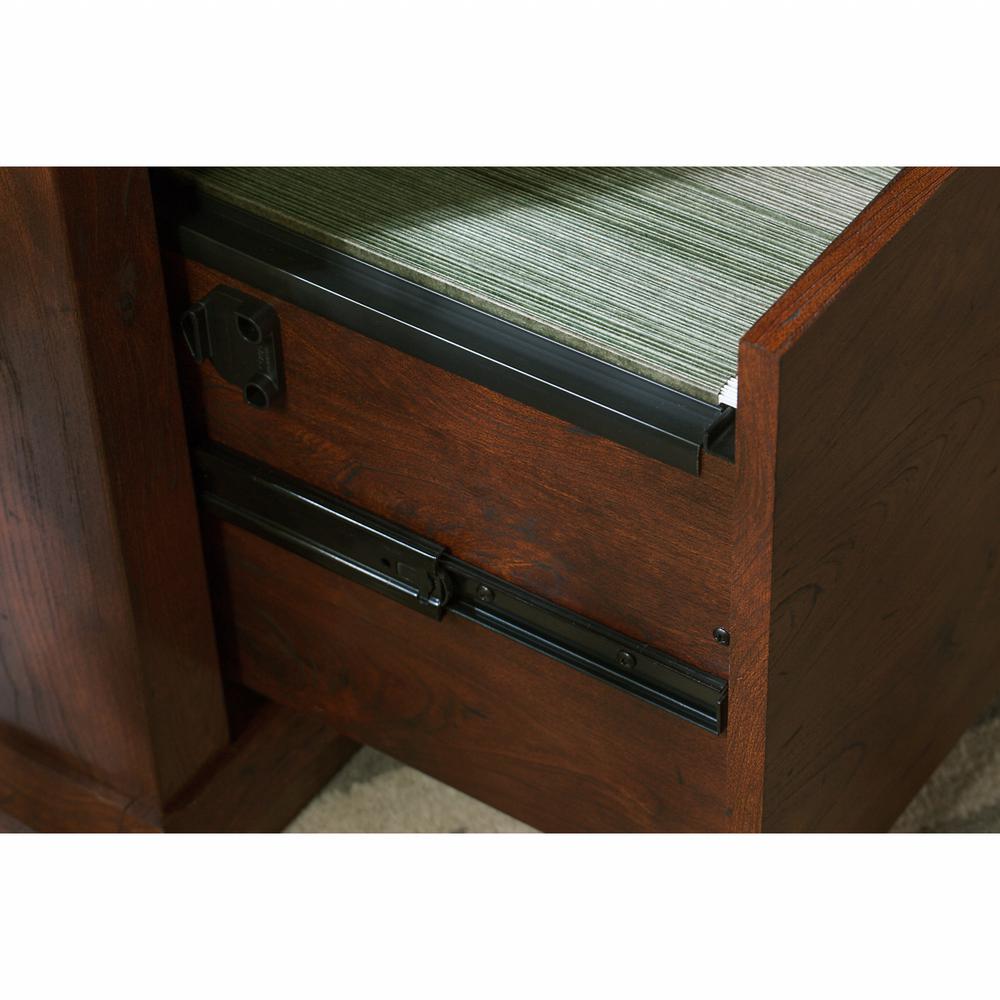 Bush Furniture Yorktown 2 Drawer Lateral File Cabinet, Antique Cherry. Picture 4