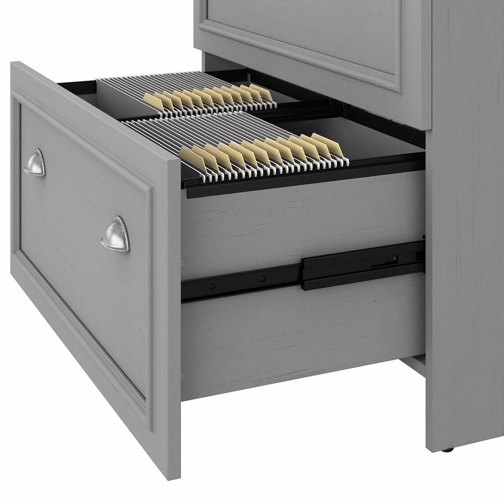 Bush Furniture Fairview 2 Drawer Lateral File Cabinet, Cape Cod Gray. Picture 6