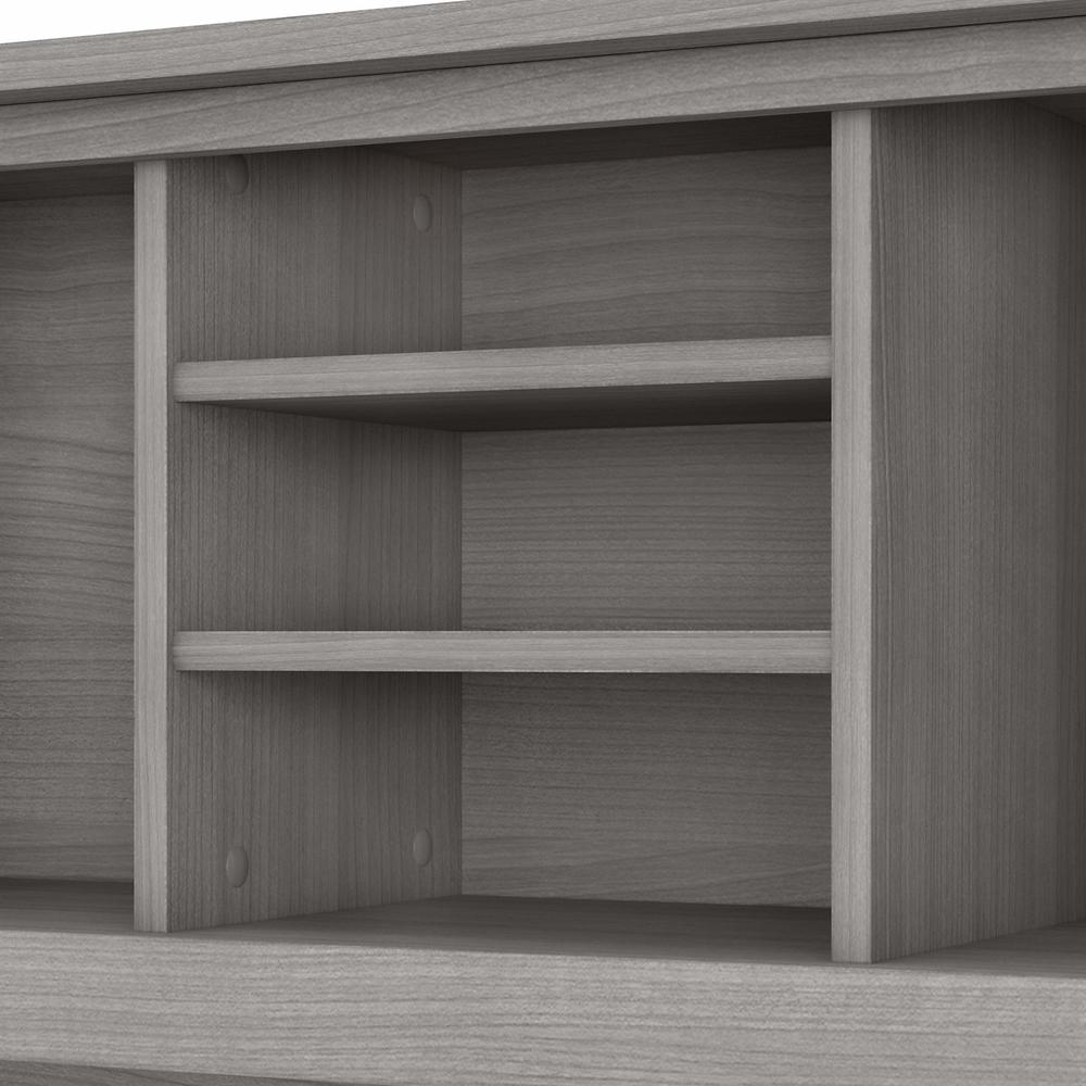Bush Furniture Somerset 72W Desk Hutch, Platinum Gray. Picture 7