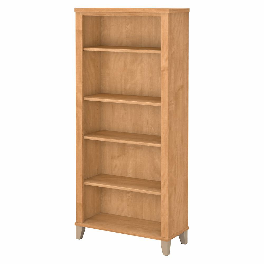 Bush Furniture Somerset Tall 5 Shelf Bookcase in Maple Cross. Picture 1