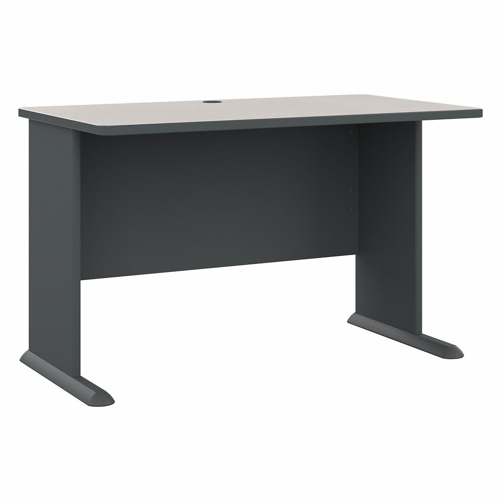 Bush Business Furniture Series A 48W Desk, Slate/White Spectrum. Picture 1