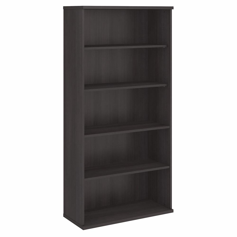 Bush Business Furniture Hybrid Tall 5 Shelf Bookcase - Storm Gray. Picture 1