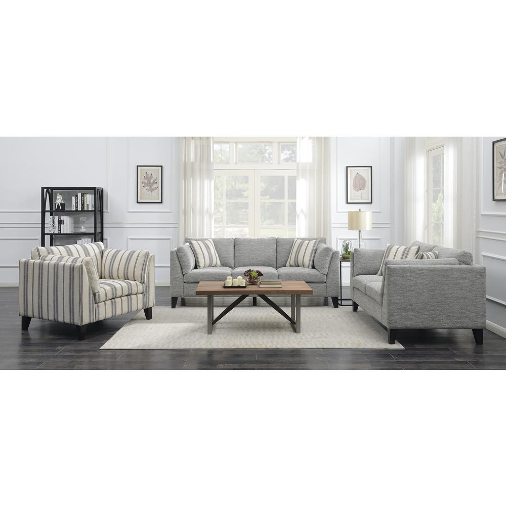 Wallace & Bay Doyle Loveseat, Gray. Picture 1