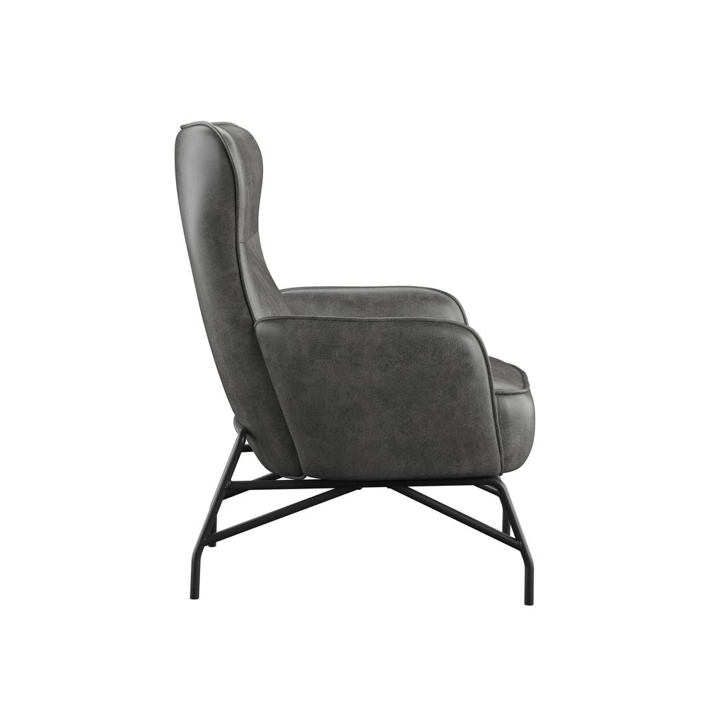 Wallace & Bay Graham Accent Chair, Badlands Charcoal. Picture 2