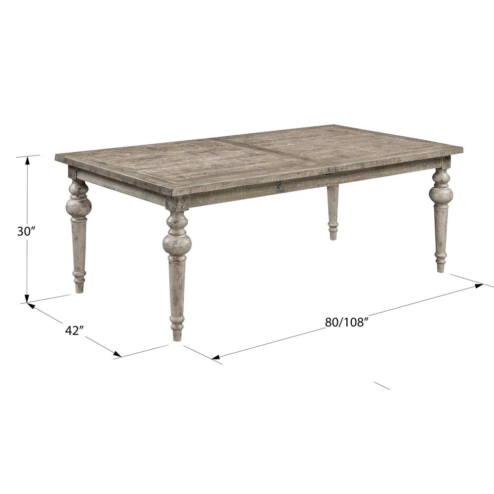 Butterfly Leaf Dining Table with Self-Storing Butterfly Extension Legs. Picture 2