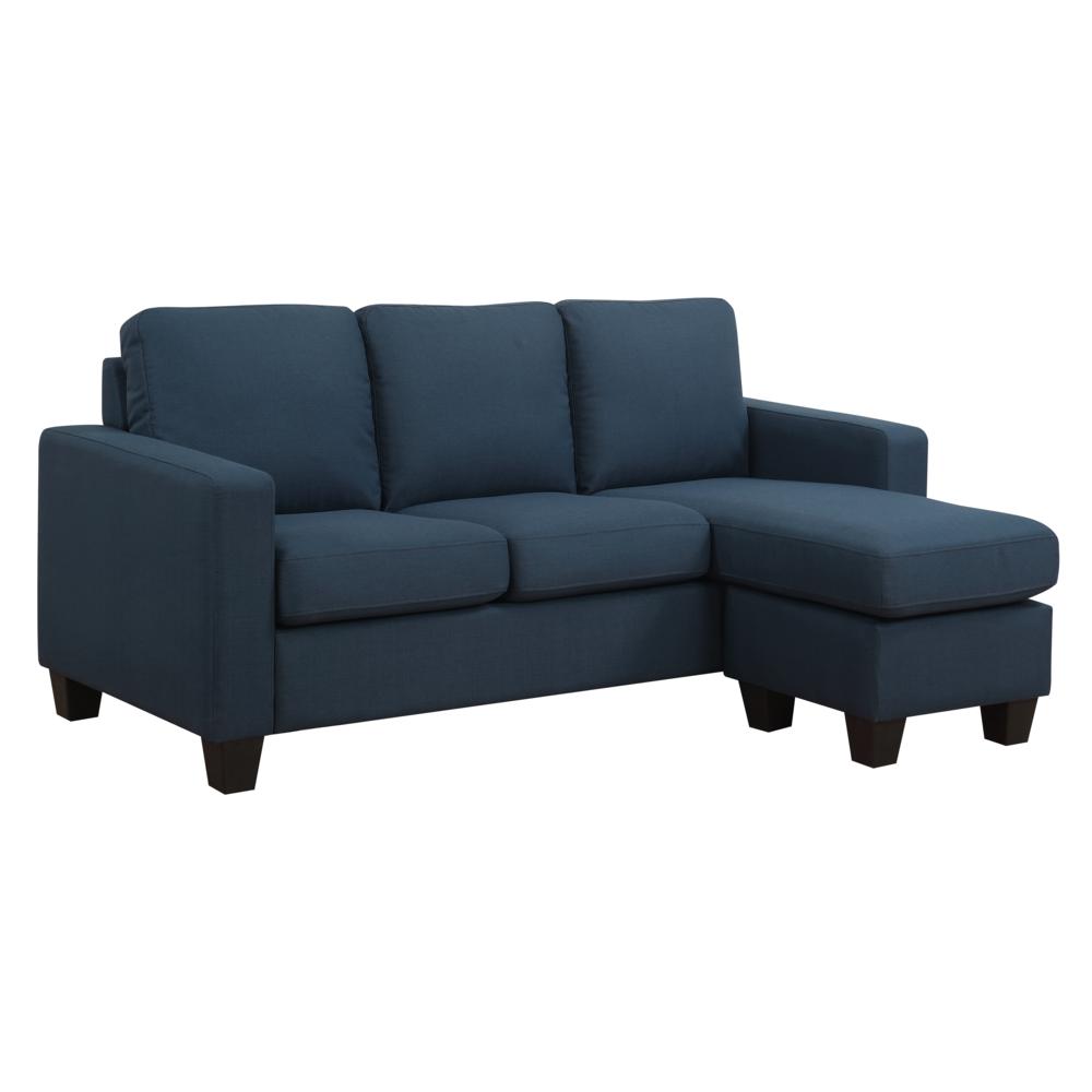 Wallace & Bay Mcconnell Reconfigurable Chaise Sectional, Marine Blue. Picture 2