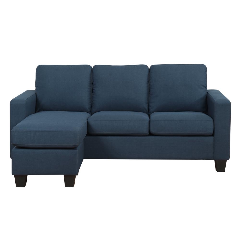 Wallace & Bay Mcconnell Reconfigurable Chaise Sectional, Marine Blue. Picture 4
