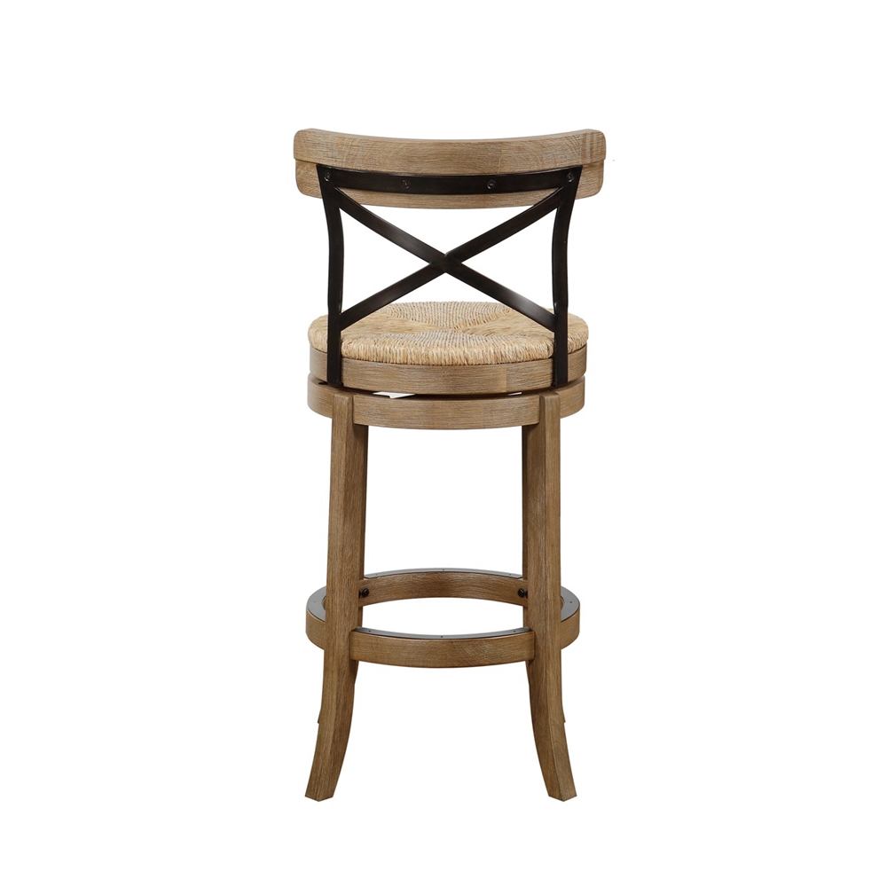 29" Myrtle Barstool, Wire-Brush. Picture 3
