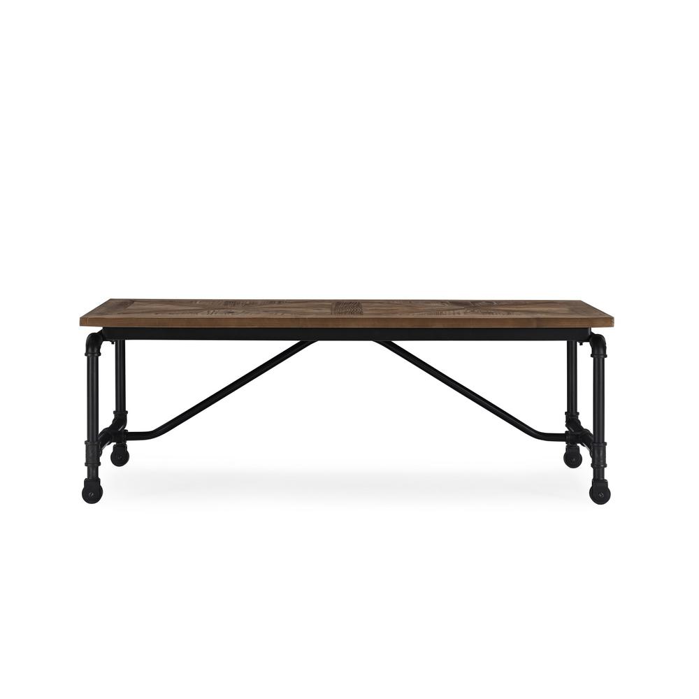 Barrow Coffee Table - Natural/Black Finish. Picture 5