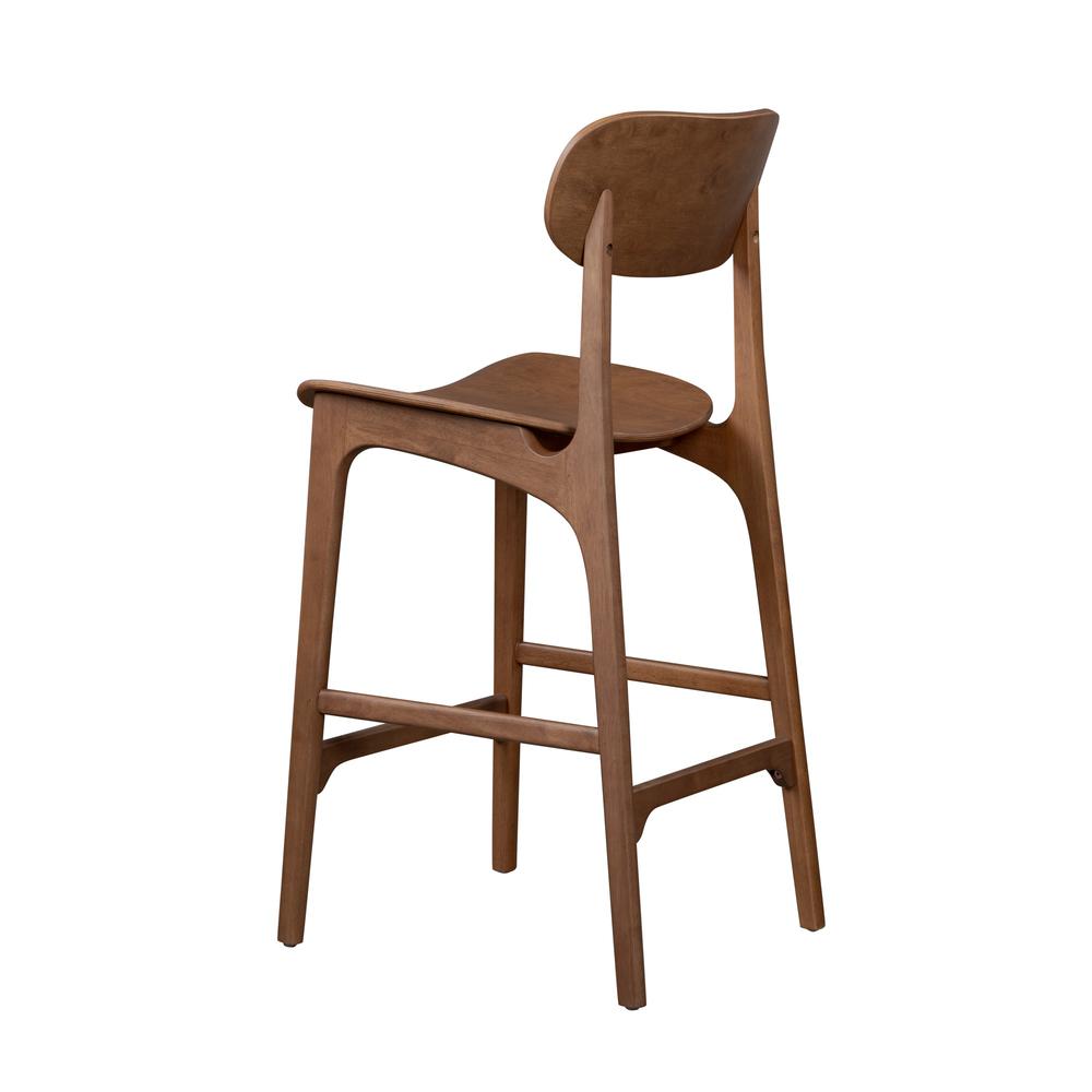 Solvang Wood Counter Stool - Brown Ale Finish. Picture 3