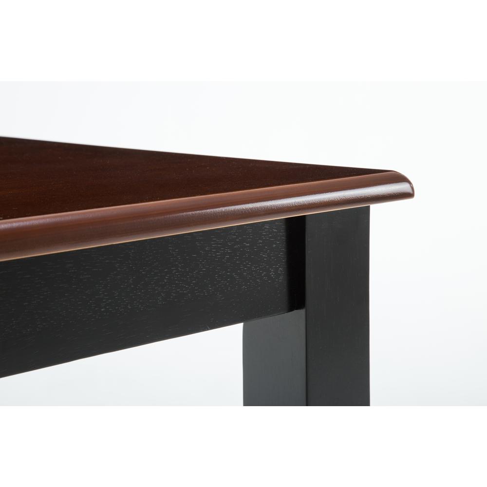 Bloomington Dining Table - Black/Cherry. Picture 4