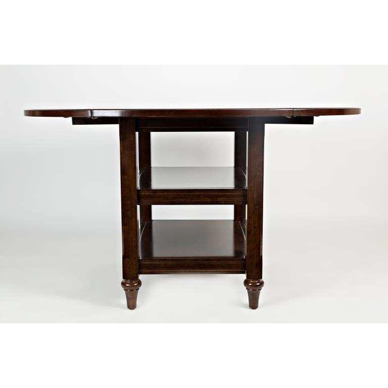 HARBOR COTTAGE DROP-LEAF DINING TABLE - CAPPUCCINO, Cappuccino. Picture 7