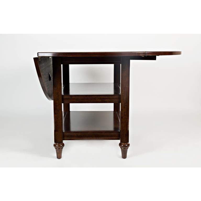 HARBOR COTTAGE DROP-LEAF DINING TABLE - CAPPUCCINO, Cappuccino. Picture 1