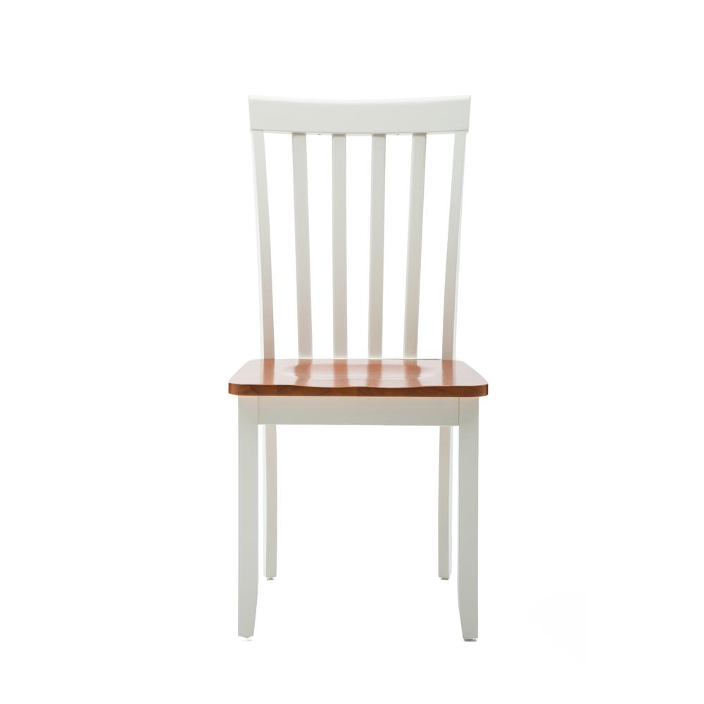 Bloomington Dining Chairs, Set of 2 - Cream/Honey Oak. Picture 1