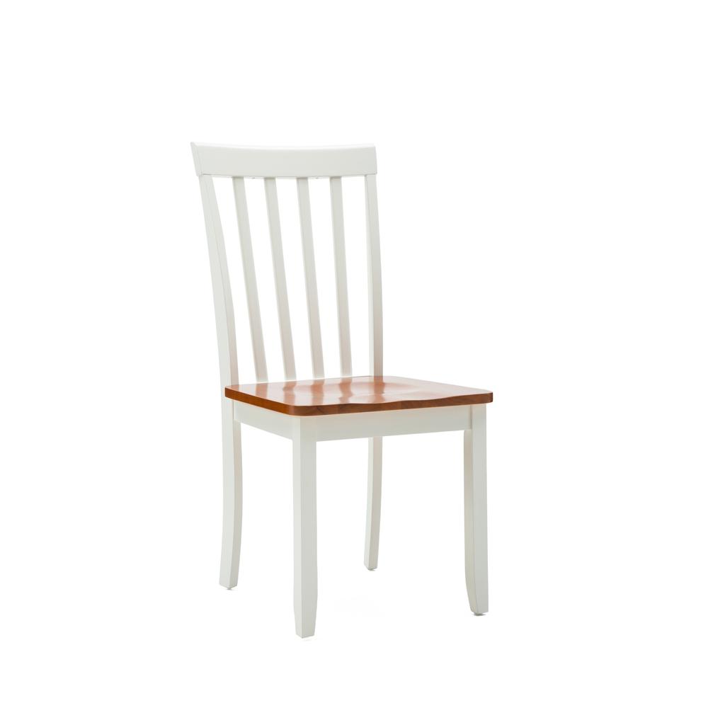Bloomington Dining Chairs, Set of 2 - Cream/Honey Oak. Picture 3
