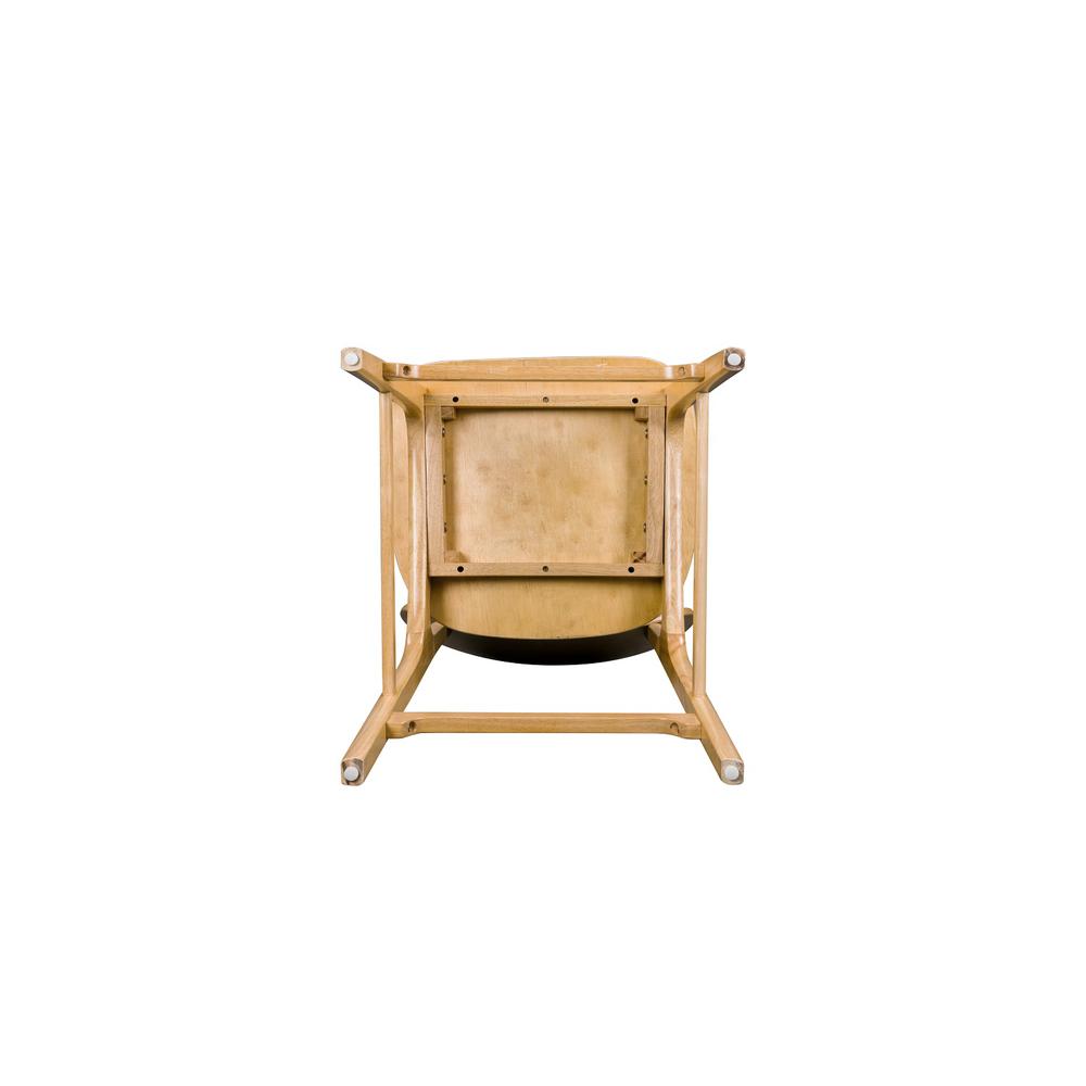 Solvang Wood Bar Stool - Natural Finish. Picture 5