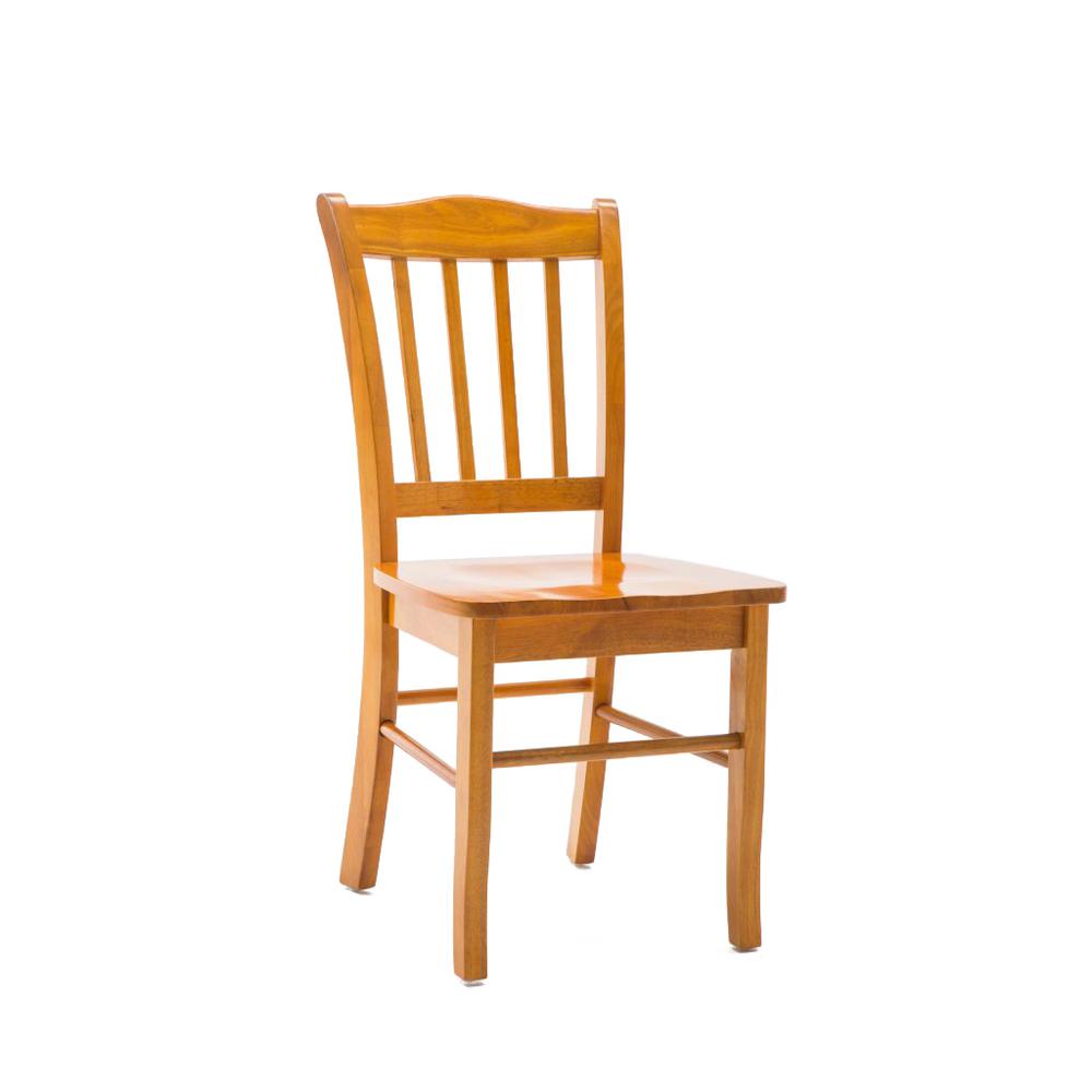 Shaker Dining Chairs, Set of 2 - Oak. Picture 3