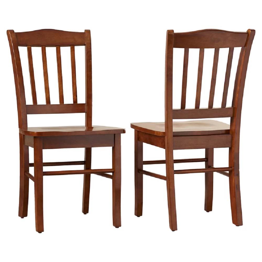 Shaker Dining Chairs, Set of 2 - Walnut. Picture 3
