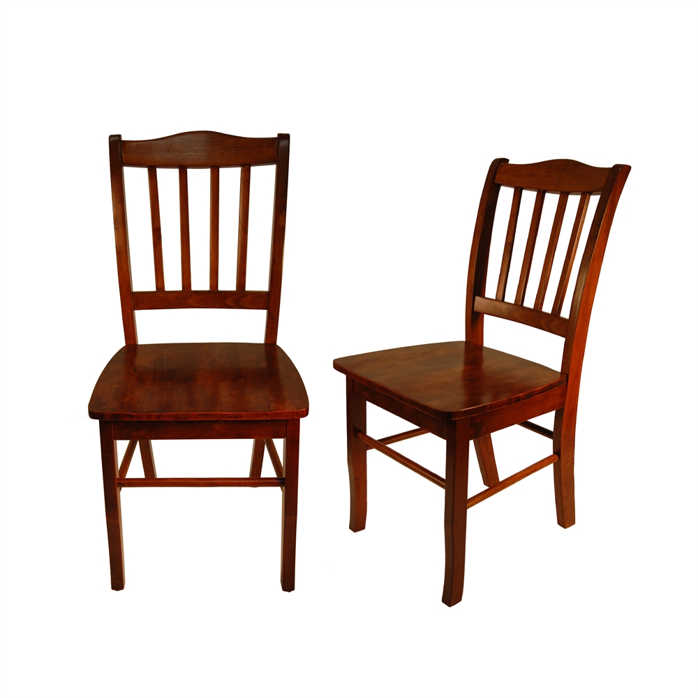 Shaker Chairs, set of 2, Walnut. Picture 1