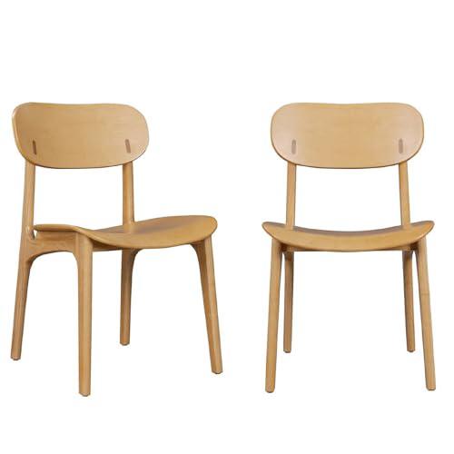 Solvang Dining Chair- Natural - Set of 2. Picture 1