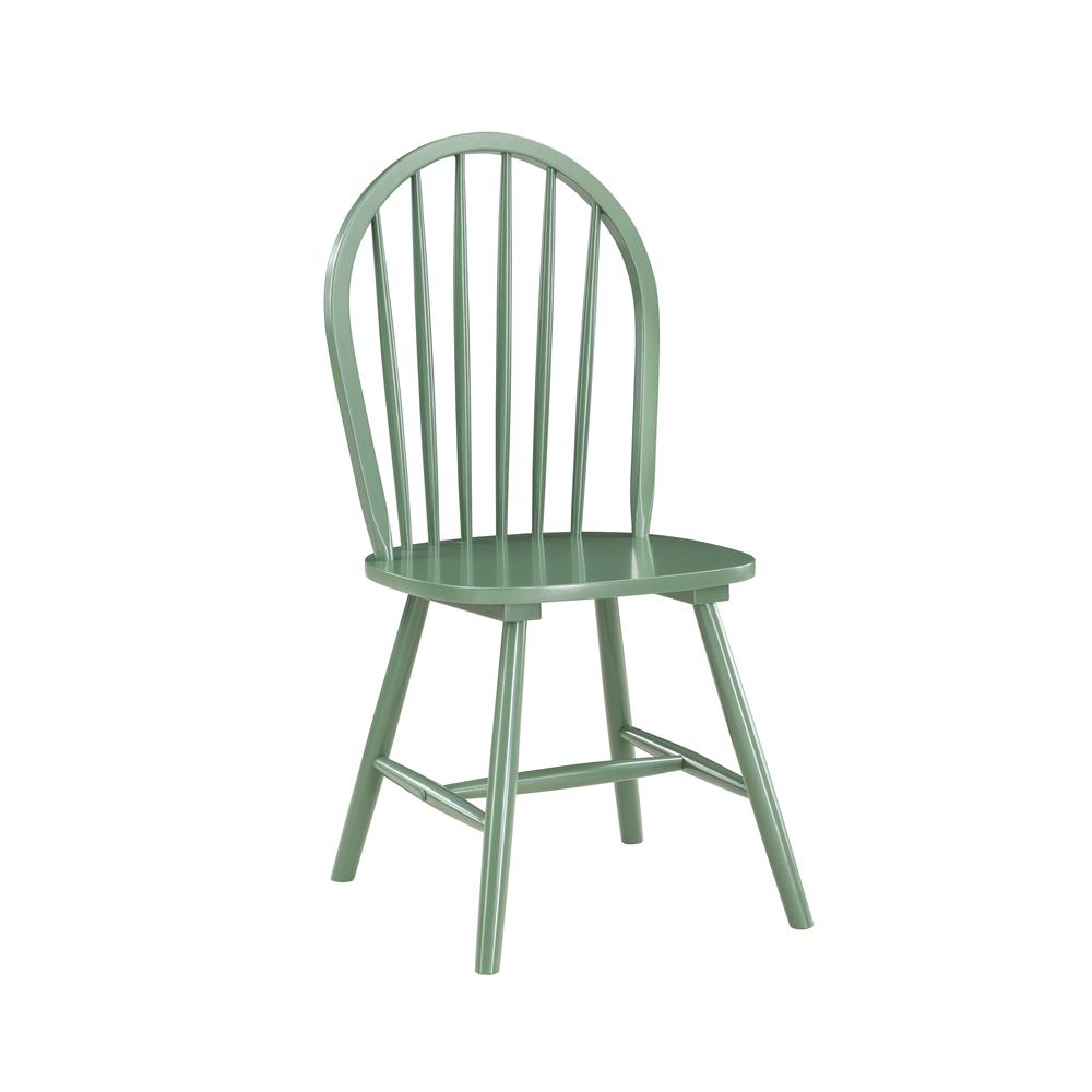 Carolina Dining Chairs – Set of 2 - Equestrian Green. Picture 4