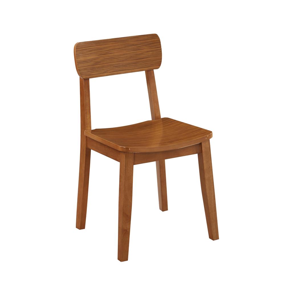 Hagen Chair, 2pk [ZEBRA SERIES], Rich Walnut. Picture 1