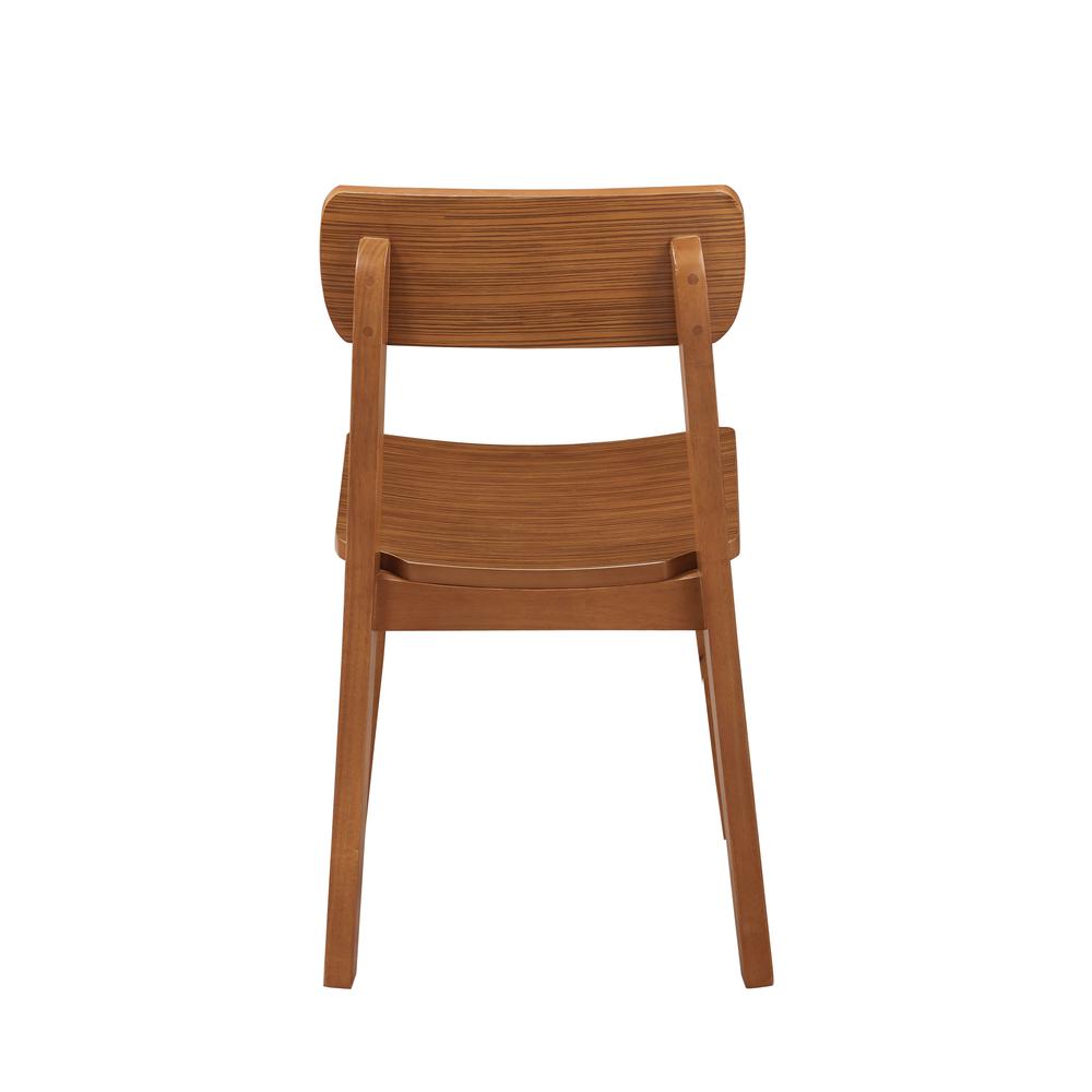 Hagen Chair, 2pk [ZEBRA SERIES], Rich Walnut. Picture 2