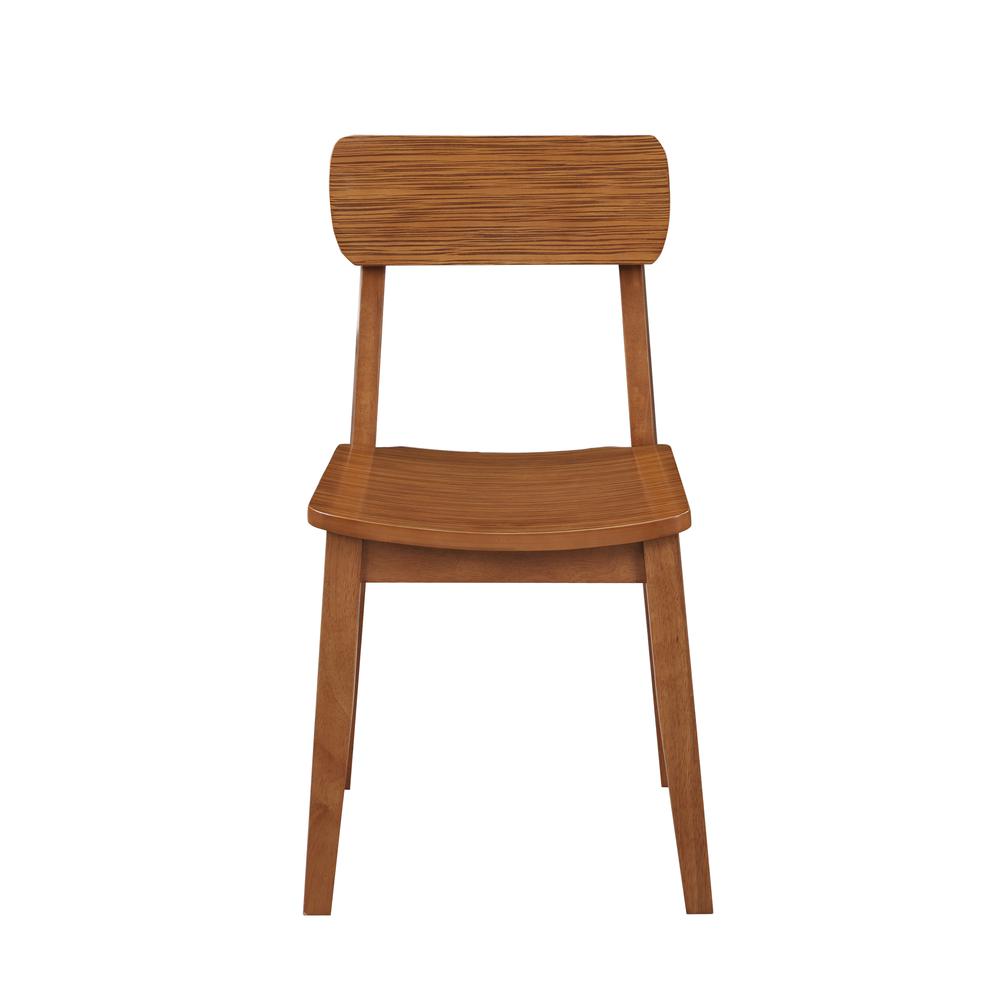 Hagen Chair, 2pk [ZEBRA SERIES], Rich Walnut. Picture 3