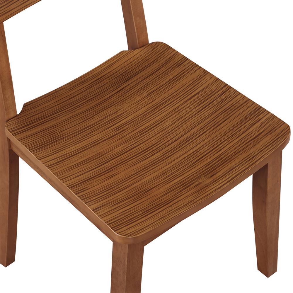 Hagen Chair, 2pk [ZEBRA SERIES], Rich Walnut. Picture 5
