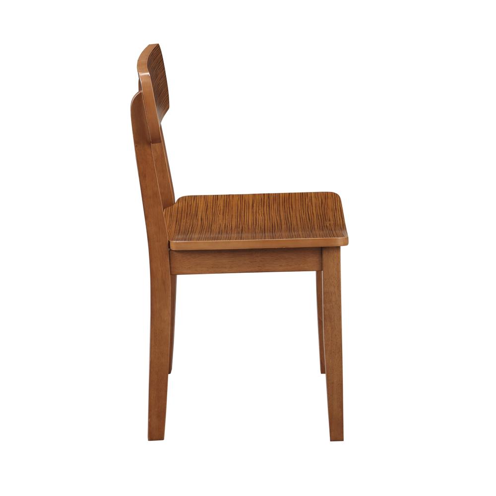 Hagen Chair, 2pk [ZEBRA SERIES], Rich Walnut. Picture 6