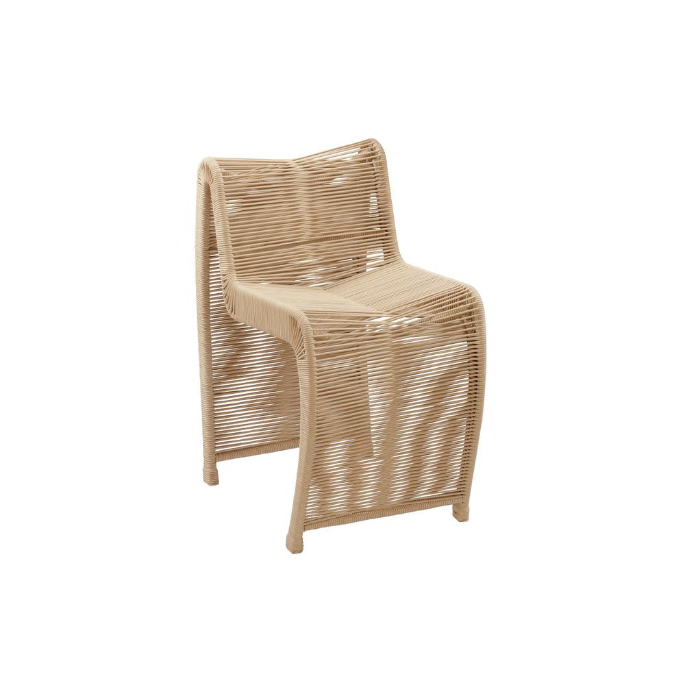 Lorenzo Tan Rope Counter Stool - Set of 2. Picture 3