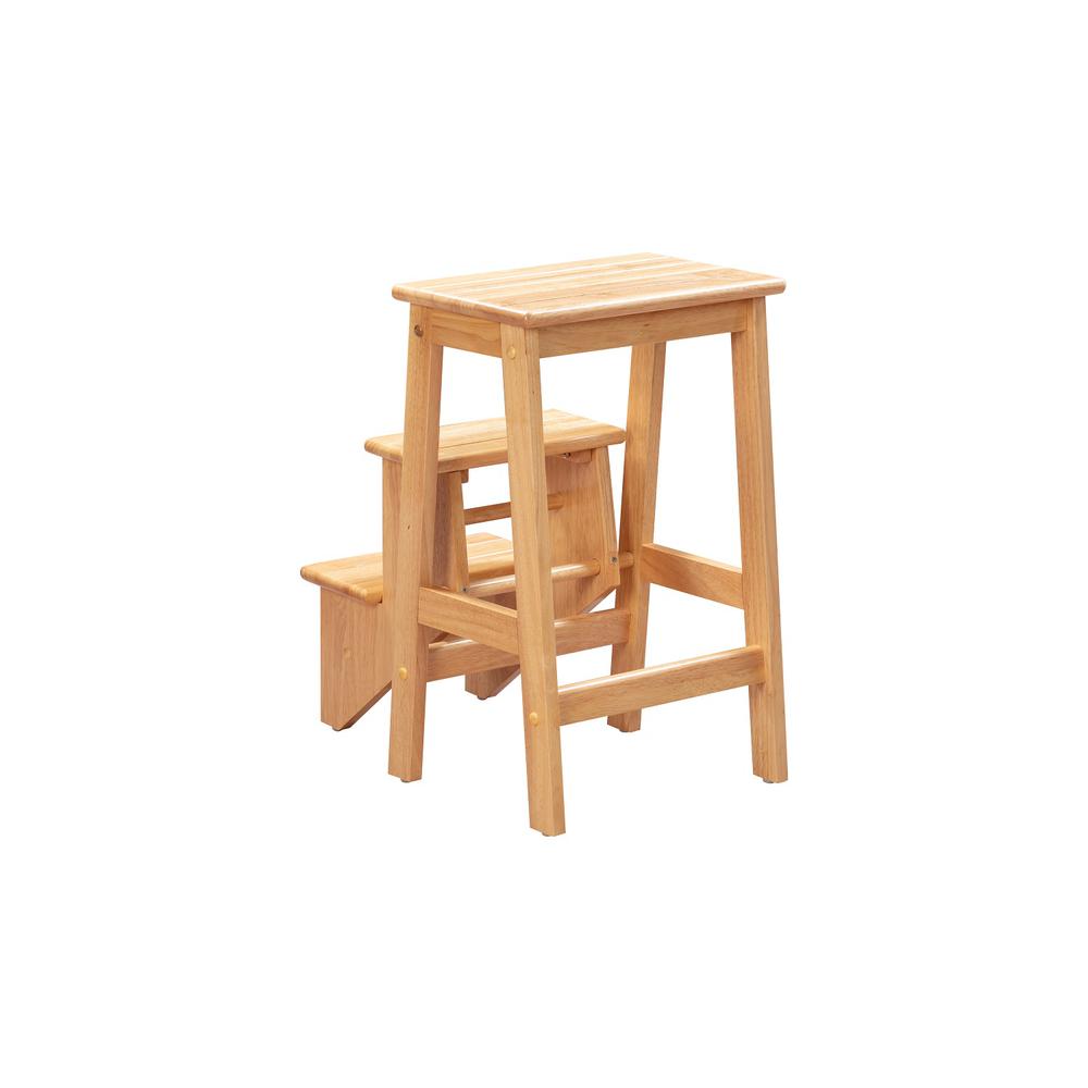 Niko Folding 24" Step Stool - Natural. Picture 4