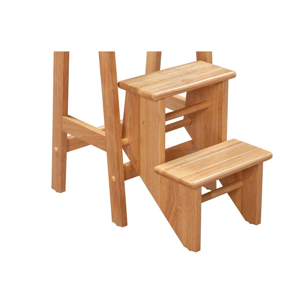 Niko Folding 24" Step Stool - Natural. Picture 7