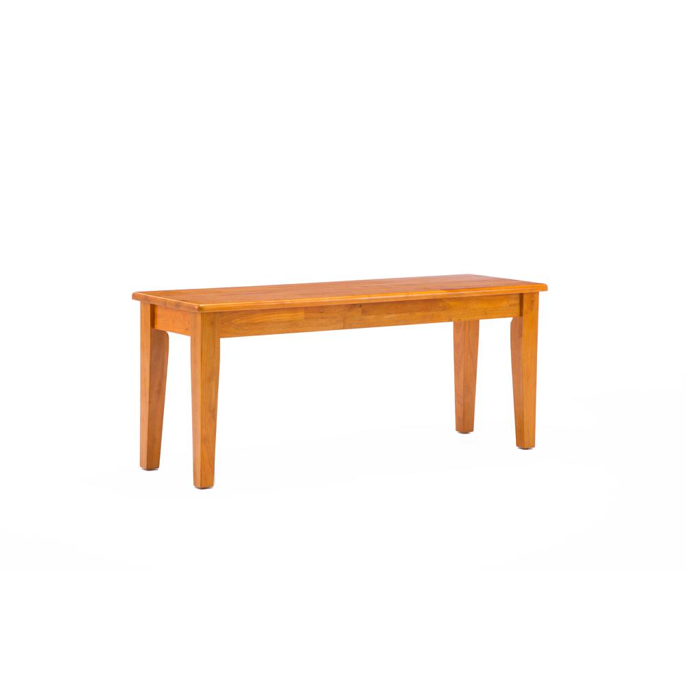 Shaker Dining Bench - Oak. Picture 2