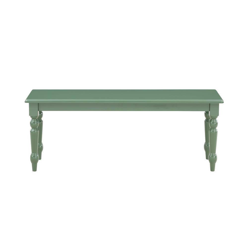 Carolina Dining Bench - Equestrian Green. Picture 2