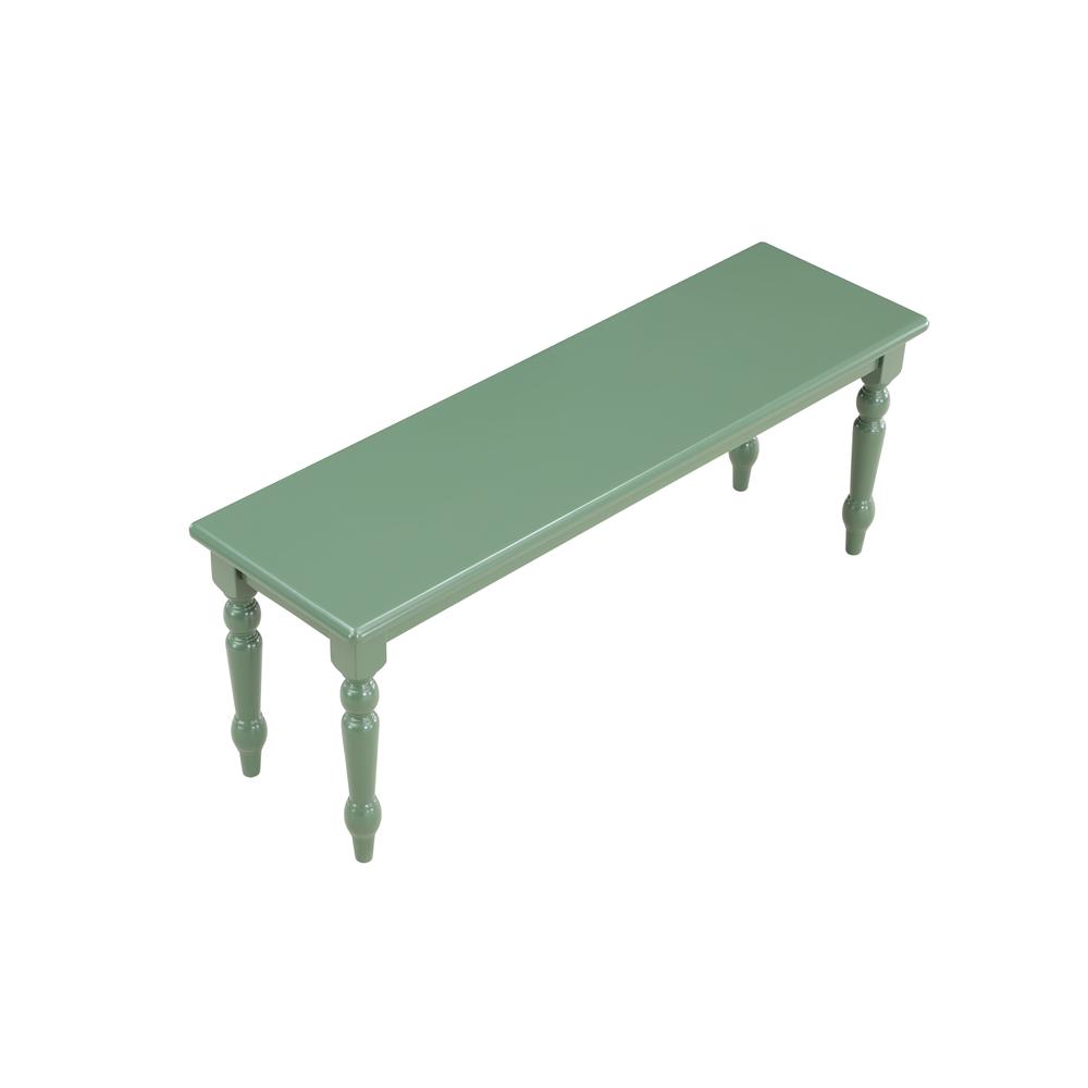Carolina Dining Bench - Equestrian Green. Picture 3