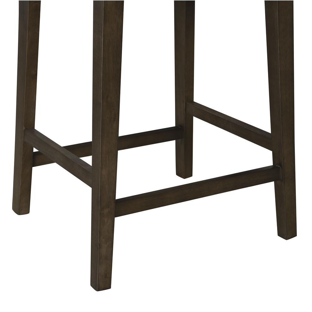 Torino 24" Wood Counter Stool - Carbonite Finish. Picture 6