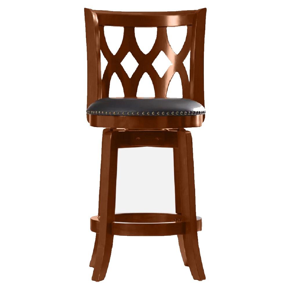 Boraam Cathedral Swivel Stool 24" - Cherry. The main picture.