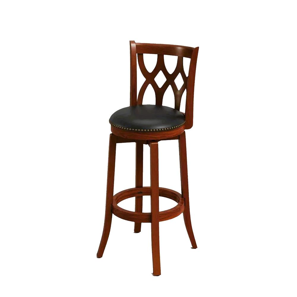 Cathedral Swivel Bar Stool - Cherry. Picture 2
