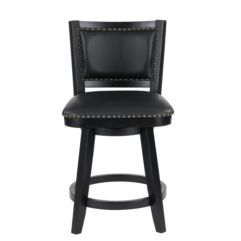 Broadmoor Counter Height Swivel Stool - Black. Picture 2