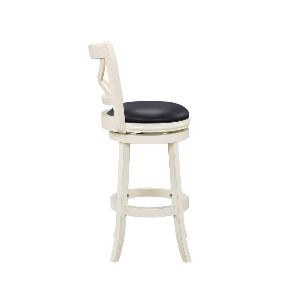 Florence stool 29" - Distressed White. Picture 7