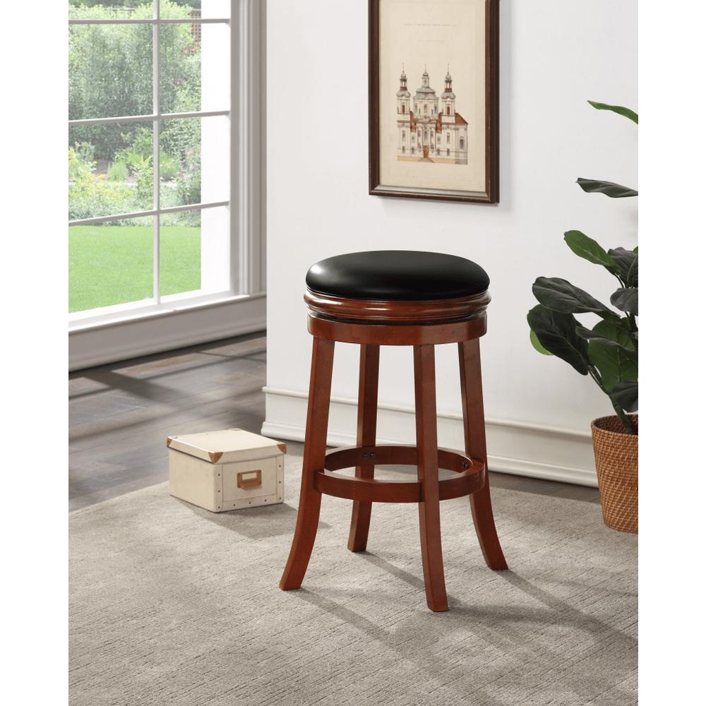 Backless Bar Stool 29" - Cherry. Picture 4