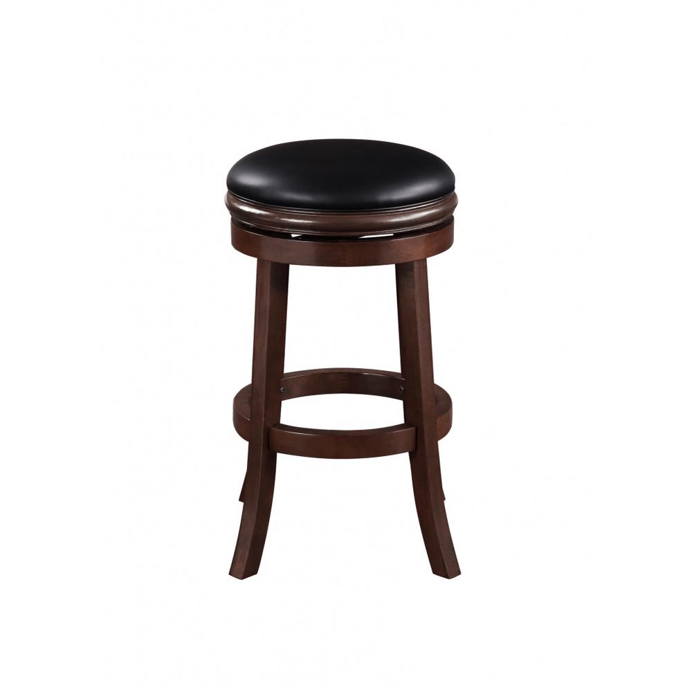 Boraam Backless Swivel Bar Stool - Cappuccino. Picture 2