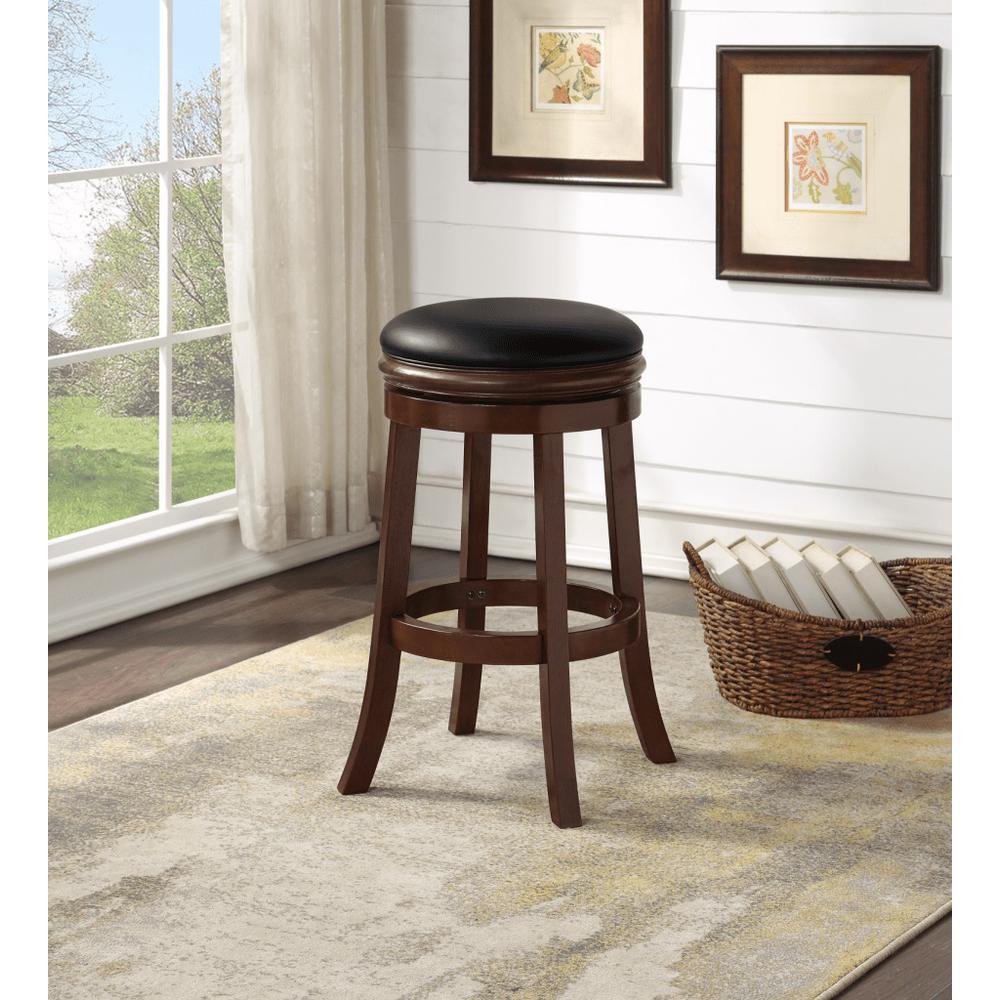 Boraam Backless Swivel Bar Stool - Cappuccino. Picture 4
