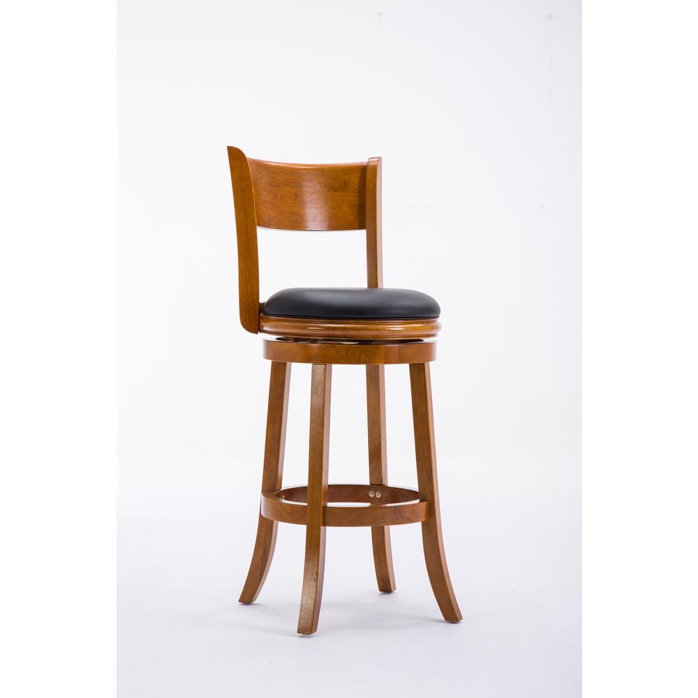 Palmetto Swivel Stool 29" - Fruitwood. The main picture.