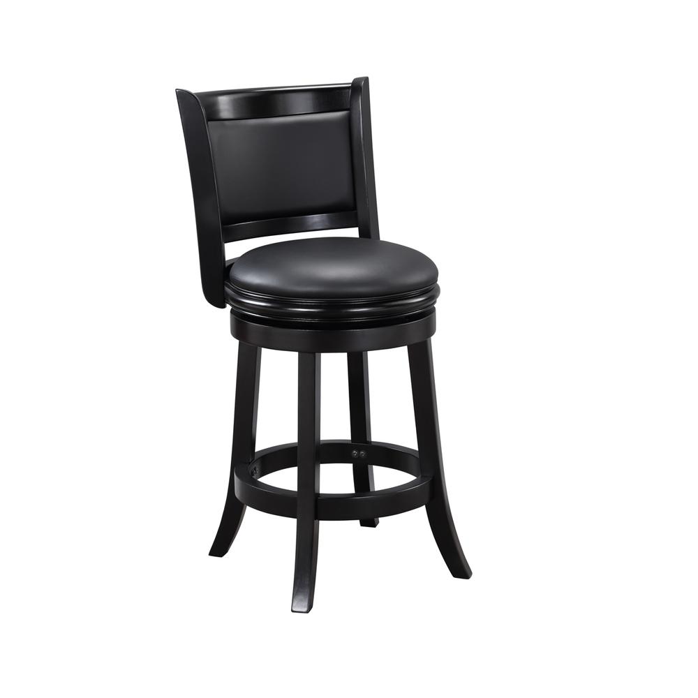 Augusta Swivel Counter Stool - Black. Picture 1
