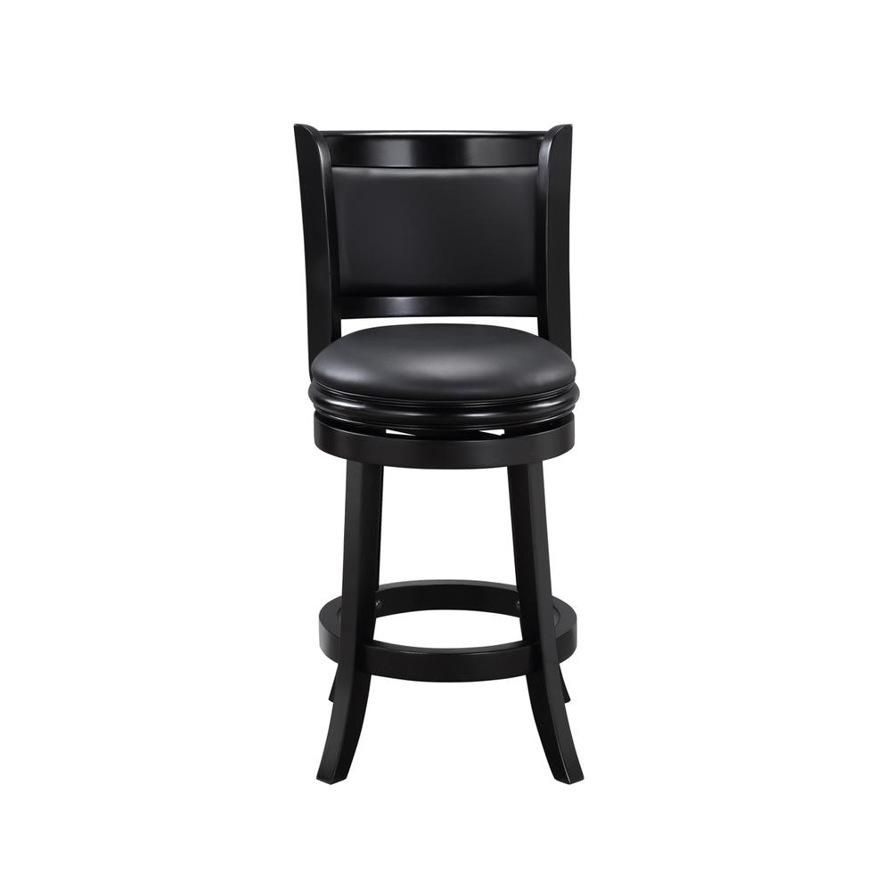 Augusta Swivel Counter Stool - Black. Picture 4